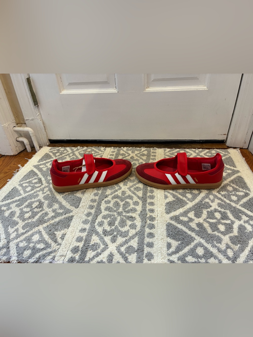 Womens adidas Samba Jane Athletic Shoe - Better Scarlet / Team Victory Red / Gum - Picture 4 of 6